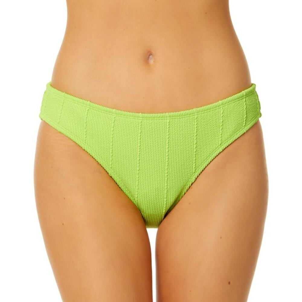 Salt + Cove Junior's Lime Popcorn-Rib Hipster Bikini Bottoms Size L